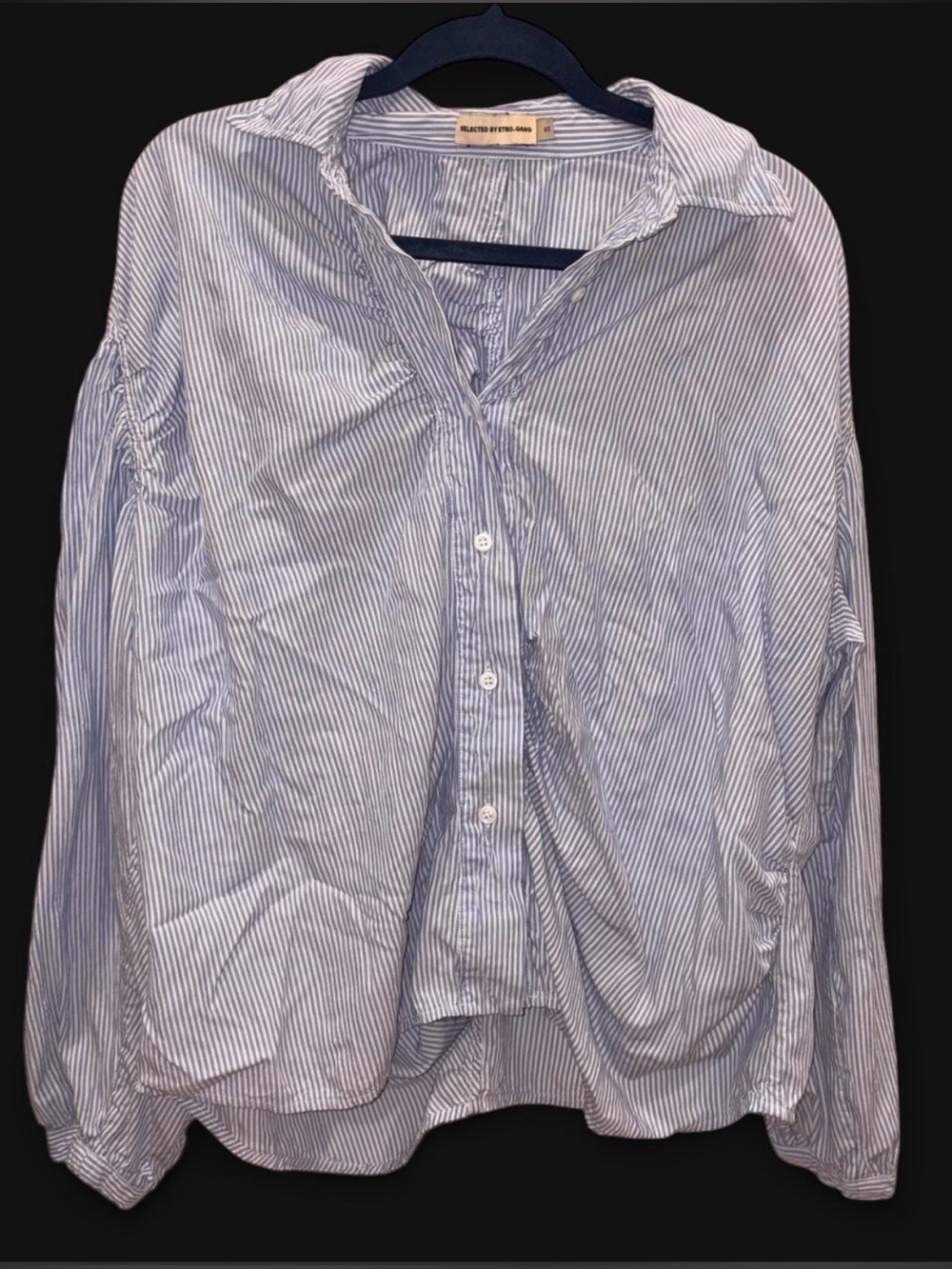 Etro.gang Light Blue and White Striped Casual Button-Down Shirt